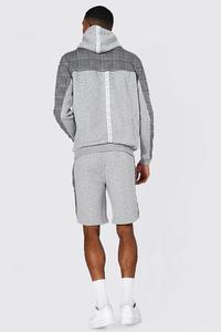 OEM Wholesale Custom Mens Two Piece Embroidery logo <b>Track</b> <b>Suit</b> COLOR BLOCK 100% Polyester Jogging <b>Suit</b> - Product Image 5