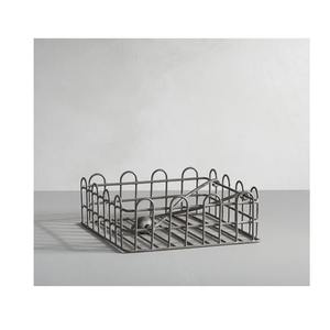 Sacs et papiers de Table en métal personnalisé gris, 50 pièces, support de papier mouchoir pour fabricants de Table et vente en gros OEM - Product Image 1