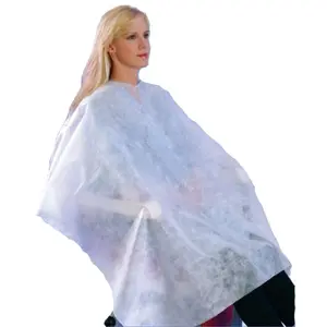 Hairdressing Apron Disposable Nonwoven Barber Cape Beauty Salon PP Haircut Gown