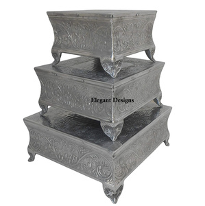 Soporte de pastel niquelado hecho a mano, soporte de pastel de diseño de alta calidad, venta al por mayor, fabricante y proveedor - Product Image 3