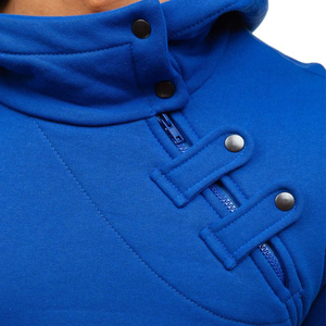 เสื้อสเวตเตอร์ขนแกะมีฮู้ดสำหรับผู้ชายเสื้อสเวตเชิ้ตมีฮู้ดแบบซิปรูดไซส์ใหญ่พิเศษผ้าฝ้าย100% พิมพ์โลโก้ได้ตามต้องการสำหรับฤดูใบไม้ร่วง - Product Image 5