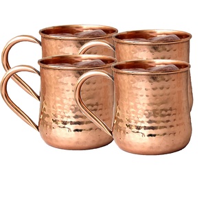 Tasse droite vintage en cuivre - Product Image 5