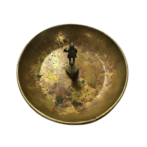 Unique Design Solid Brass Ashtray Top Quality Customized Size Shape Ashtray From Best Exporter In India - Product Image 3