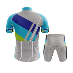 Ensemble de cyclisme pour hommes, uniforme avec impression par sublimation, vêtements de cycliste personnalisés - Product Image 4
