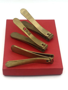 เครื่องตัดเล็บหนังกำพร้าสแตนเลสสตีลเครื่องตัดเล็บพลาสมาสีทองพร้อมโลโก้และสีที่กำหนดเอง - Product Image 3