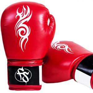Logotipo impreso personalizado de boxeo de cuero-guantes y manoplas de boxeo guantes de boxeo profesional-guantes - Product Image 6
