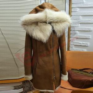 Big Winter Brown <b>Coat</b> Thickened Parka <b>Women</b> Stitching Slim Long Winter Ladies Down <b>Velvet</b> <b>Coats</b> With Fur Hood - Product Image 2