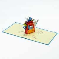 Tarjetas Pop-up 3D Personalizadas para Celebraciones de Regreso a Clases, Fabricadas en Vietnam HMG