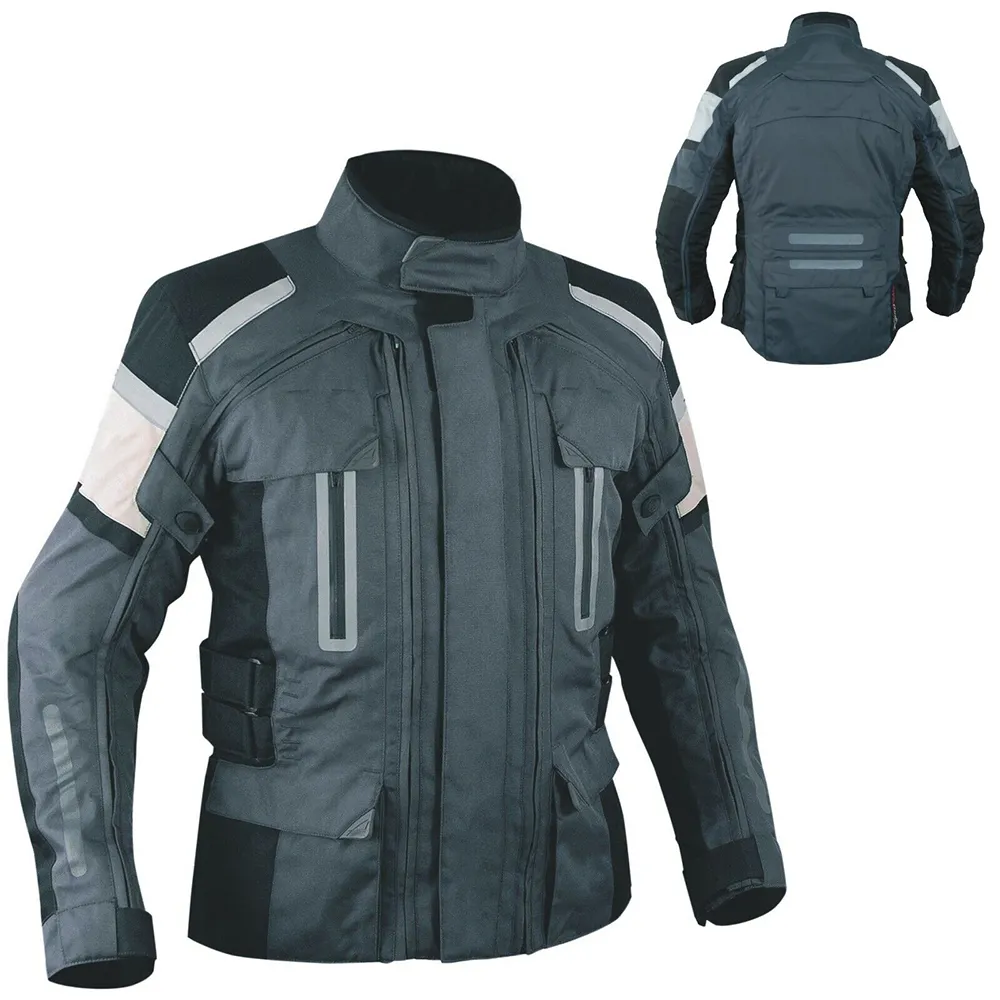 Chaqueta textil de viaje personalizada, chaqueta de motocicleta 600 D Cordura, construir tu propio