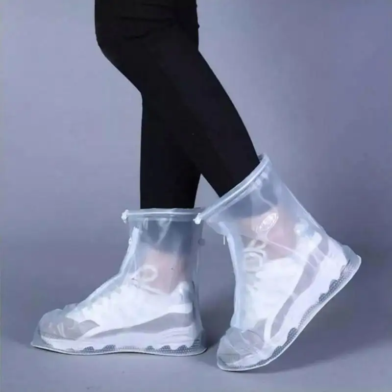 Foldable Non-Slip Safety Waterproof Rain Boot PVC Overshoe Shoe Cover