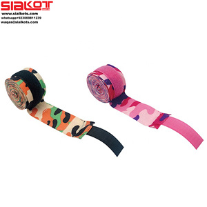 Bandages de poignet en coton pour entraînement MMA avec logo personnalisé Équipement de gymnastique souple - Product Image 1