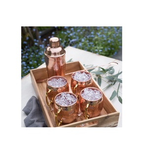 Coctelera de cobre de alta calidad, de acero inoxidable de barman Kit, juego de coctelera, Bar Shot Dumbly Jigger para Muddler de madera - Product Image 5