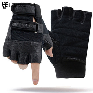 Venta al por mayor de guantes deportivos personalizados Unisex cuero Fitness entrenamiento soporte para levantamiento de pesas hombres y mujeres guantes de gimnasio - Product Image 6