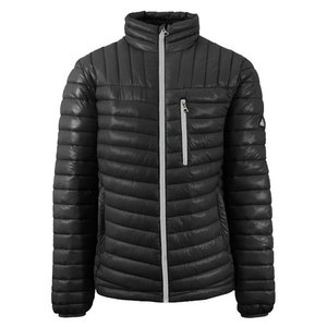 Veste matelassée brillante pour hommes OEM, manteau d'hiver en duvet avec fermeture à glissière, respirant, grande taille pour le printemps - Product Image 2