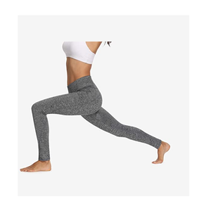 2025 nouveau Style femmes gris taille haute Leggings extensible confortable tissu pour Gym Fitness Wear - Product Image 5