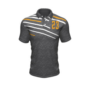 Diseño de impresión por sublimación de alta calidad para hombre, novedad elegante, camiseta Polo, tela de rizo cómoda, antiarrugas - Product Image 1