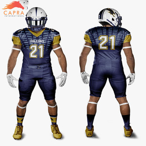 American Football Uniforms Full Sublimation Printed and tackle twill Team Name Numbers Wholesale Made - Product Image 4