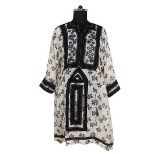 BDR087 Vintage réel fait à la main Balochi Tribal ethnique robe Vintage bohème du fournisseur indien Vintage fait à la main bohème Banjara - Product Image 1