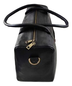 กระเป๋าเดินทางหนังแท้สีดำ - Product Image 2