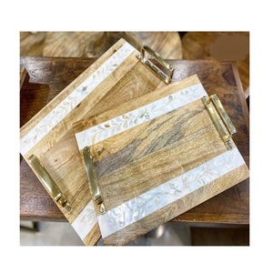 ชุดถาดเสิร์ฟอาหารอิสลาม ทำจากไม้และสแตนเลส 2 ขนาด ราคาประหยัด - Product Image 5