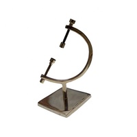 Supports de présentation en métal laiton pour cristaux minéraux, ornements de spécimens, supports de sphères de quartz, décoration de table et de maison