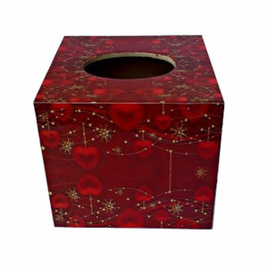 Caja de pañuelos de madera, impresiones pintadas, la última y moderna caja de servilletas esmaltada, elegante, superventas, soporte de pañuelos indio lacado - Product Image 1