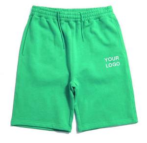 Pantalon de survêtement sport en coton éponge imperméable à l'eau pour hommes, short de gymnastique teint en couleur unie, poches anti-logo OEM, style de course décontracté - Product Image 5