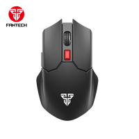 Logo OEM Dapat Diterima Fantech Wg11 Mouse Gaming Nirkabel Warna Hitam & Putih Harga Kompetitif