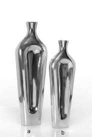 Vases de fleurs modernes en argent sterling, décor de mariage et de maison, en métal personnalisé à bas prix - Product Image 4