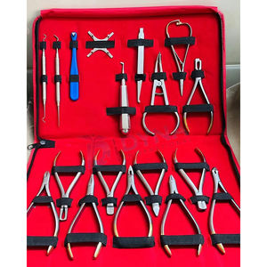19 Uds ortodoncia básica Instrumentos dentales Kit compuesto herramientas dentales de acero inoxidable - Product Image 5