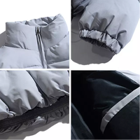 Veste matelassée pour homme style mode 2026 OEM, vente en gros, données personnalisées pour l'hiver