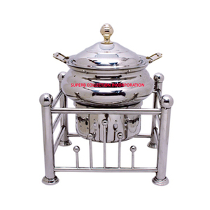 Plato de Chafing de elevación superior, diseño de lujo y moderno, venta directa de fábrica india de alta calidad - Product Image 1