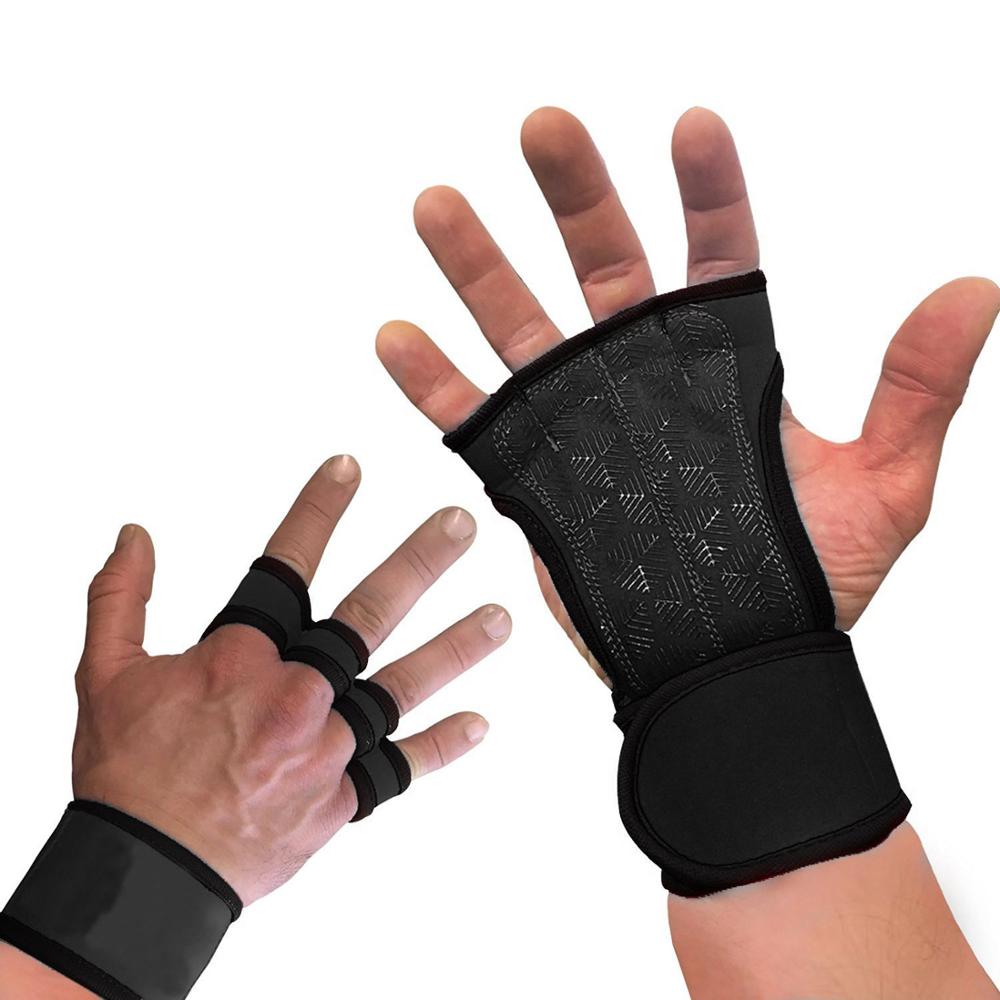 Cross Training Gloves Non-Slip Palm Silicone Weight Lifting Glove for Both Men & Women