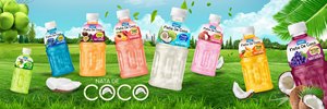 Jolly Jolly Nata De Coco Drink 320ml PET <b>Bottle</b> Tropical Fruit Flavors Free Design Free Sample Cheap Price Export Quality - Product Image 3