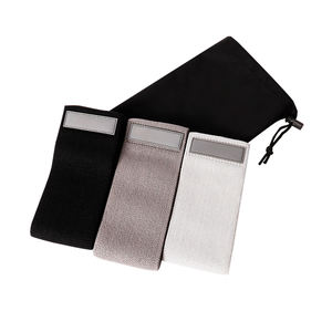 Resistance <b>Exercise</b> <b>Bands</b> Non Slip Elastic Loop Custom Colorful Pattern Heavy Duty Hip Glute Fabric PK 5 Sets Misha Sports - Product Image 4