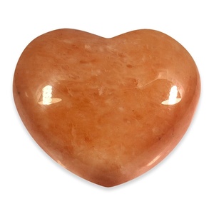 Aventurine rouge cœur de palmier pierre cristal pierre de palmier cœur gonflé pierre naturelle de guérison reiki pierre précieuse quartz grossiste - Product Image 3