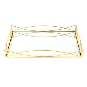 Exporter of <b>Mirror</b> Serving Tray Copper Plated Handmade Designer Serving Dish Kitchen Ware <b>Table</b> <b>Top</b> Fancy <b>Mirror</b> Serving Platter - Product Image 6
