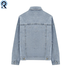 Veste en jean hommes 2024 printemps manteau surdimensionné Vintage veste en jean ample vêtements d'extérieur mode automne vestes - Product Image 6