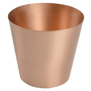 Diseño de Metal de cobre brillante, decoración de mesa de comedor de vidrio Highball, diseño de acabado de vidrio de cobre de Metal para una experiencia de bebida elegante - Product Image 1