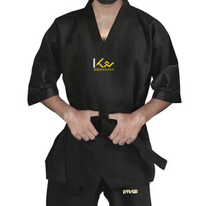 Marca King Wear de alta calidad 100% algodón aprobado por la WKF Karate y BJJ Gi con bordado Kumite para adultos unisex - Product Image 6