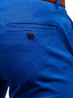 Nouveau pantalon chino élégant et stylé pour homme, coupe skinny, décontracté, extensible, taille mi-haute, 98% coton, 2% élasthanne, design personnalisé