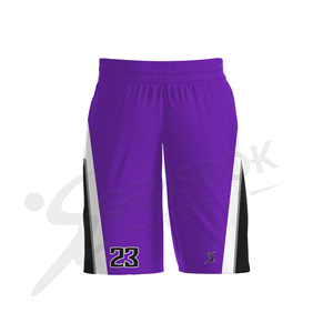 High Quality <b>Customized</b> Basketball Uniform Set Quick-Dry Breathable Anti-UV Anti-Bacterial 100% Polyester Latest Style - Product Image 5