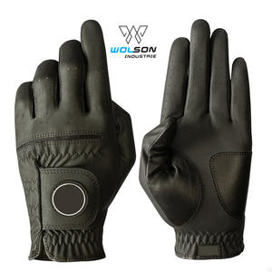 Gants de golf professionnels en cuir de mouton, vente en gros de gants de golf, logo personnalisé, vente chaude, gants de golf en cuir Cabretta pour la main gauche. - Product Image 4