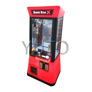 Fabricación de máquina de juego de arcade Super Box | Máquina de grúa de garra que funciona con monedas para centro de juegos | Proveedor de máquina de grúa de arcade de China