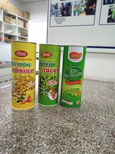 Étain en métal coloré du Vietnam aliments en conserve haricots secs en forme de cylindre de 3 pièces Support technique disponible - Product Image 5