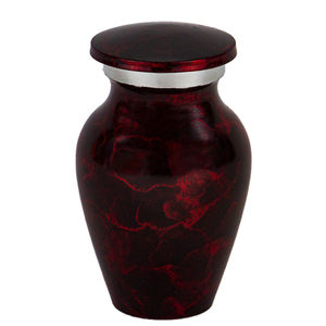 Étoiles et rayures urne souvenir en laiton de style européen fournitures funéraires pour adultes et animaux de compagnie pour le stockage et la décoration des cendres de crémation - Product Image 4