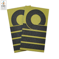 Écussons et étiquettes de badge de service personnalisables en jacquard tissé, écologiques, multi-matériaux, avec support thermocollant pour vêtements