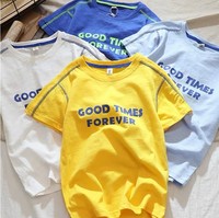 T-shirt à manches courtes pour bébé et enfant, vente chaude, été, décontracté, garçon et fille, impression personnalisée, prix bas
