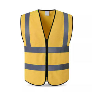 Gilet de sécurité au travail en polyester léger avec logo personnalisé Vêtements réfléchissants haute visibilité avec fonction étanche à l'eau - Product Image 5