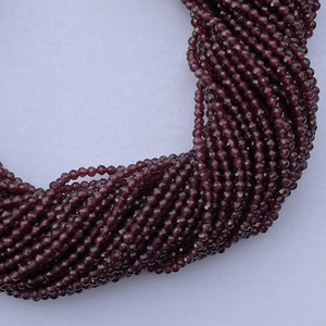 2mm 3mm Natural Micro granate piedra facetada cuentas de piedras preciosas Strand String último diseño para la fabricación de joyas ofertas de tendencia en línea - Product Image 4